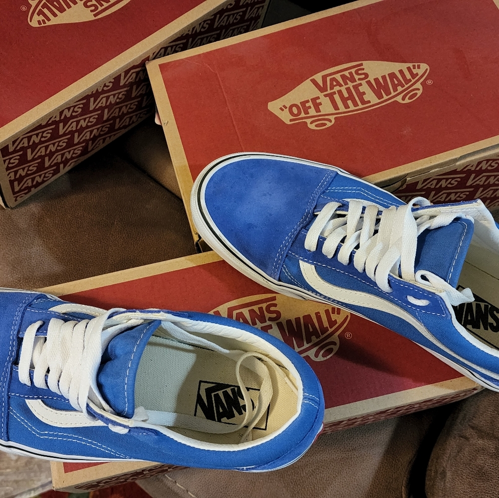 Nebular Blue old skool Van's